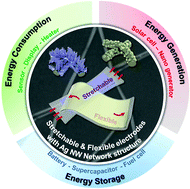 Graphical abstract: Stretchable/flexible silver nanowire electrodes for energy device applications