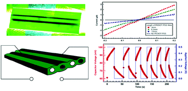 Graphical abstract: Electrical characterization of leaf-based wires & supercapacitors