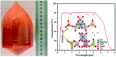 Graphical abstract: Growth of a large-aperture mid-infrared nonlinear optical La3Nb0.5Ga5.5O14 crystal for optical parametric chirped-pulse amplification