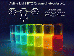 Graphical abstract: 4,7-Diarylbenzo[c][1,2,5]thiadiazoles as fluorophores and visible light organophotocatalysts