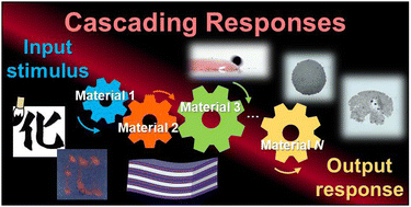 Graphical abstract: Cascading responses of stimuli-responsive materials
