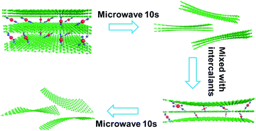 Graphical abstract: Microwave-assisted production of giant graphene sheets for high performance energy storage applications