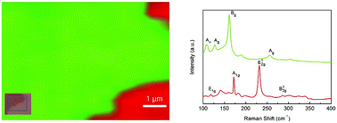 Graphical abstract: Large area, phase-controlled growth of few-layer, two-dimensional MoTe2 and lateral 1T′–2H heterostructures by chemical vapor deposition