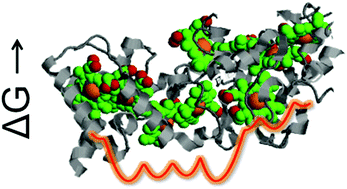 Graphical abstract: Thermodynamic integration network study of electron transfer: from proteins to aggregates