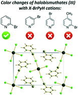Graphical abstract: Halobismuthates with halopyridinium cations: appearance or non-appearance of unusual colouring