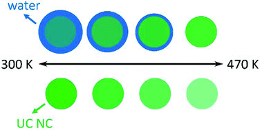 Graphical abstract: Thermal enhancement and quenching of upconversion emission in nanocrystals