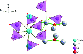 Graphical abstract: Dysprosium magnesium silicate apatite featuring field and temperature stable slow magnetization relaxation