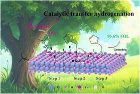 Graphical abstract: Synergistic effects of bimetallic CuNi–ZrO2 catalysts in catalytic transfer hydrogenation of furfural