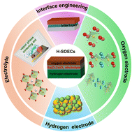 Graphical abstract: Ba(Zr, Ce)O3-based proton-conducting solid oxide electrolysis cells for efficient hydrogen production