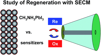 Graphical abstract: Investigation on regeneration kinetics at perovskite/oxide interface with scanning electrochemical microscopy