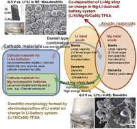 Graphical abstract: Toward “rocking-chair type” Mg–Li dual-salt batteries