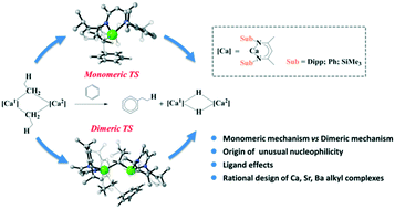 Graphical abstract: Mechanistic insight into the organocalcium-mediated nucleophilic alkylation of benzene and further rational design