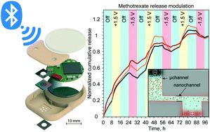 Graphical abstract: Remotely controlled nanofluidic implantable platform for tunable drug delivery