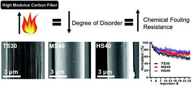 Graphical abstract: High Young's modulus carbon fibers are fouling resistant with fast-scan cyclic voltammetry