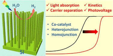 Graphical abstract: Strategies for reducing the overpotential of one-dimensional Si nanostructured photoelectrodes for solar hydrogen production