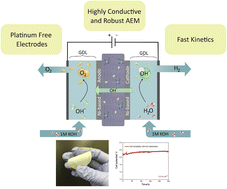 Graphical abstract: Hydroxyl-conductive 2D hexagonal boron nitrides for anion exchange membrane water electrolysis and sustainable hydrogen production