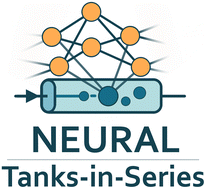 Graphical abstract: Neural tanks-in-series: a physics-guided neural network extension of the tanks-in-series model for enhanced flow reactor and reaction modelling