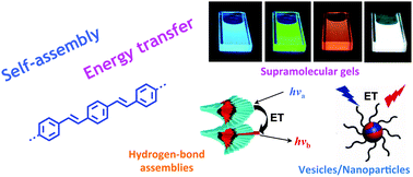 Graphical abstract: Oligo(phenylenevinylene) hybrids and self-assemblies: versatile materials for excitation energy transfer