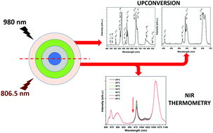 Graphical abstract: Tuning the sensitivity of lanthanide-activated NIR nanothermometers in the biological windows