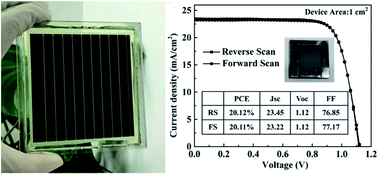 Graphical abstract: Large-area perovskite solar cells – a review of recent progress and issues