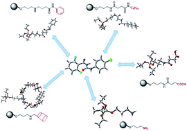 Graphical abstract: Study on the adsorption mechanism of benzoylurea insecticides onto modified hyperbranched polysilicon materials