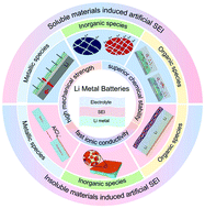 Graphical abstract: Materials chemistry among the artificial solid electrolyte interphases of metallic lithium anodes