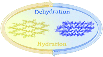 Graphical abstract: Reversible tuning of luminescence and magnetism in a structurally flexible erbium–anilato MOF