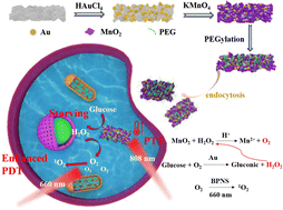 Graphical abstract: A dual-nanozyme-loaded black phosphorus multifunctional therapeutic platform for combined photothermal/photodynamic/starvation cancer therapy