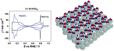 Graphical abstract: Elucidation of adsorption processes at the surface of Pt(331) model electrocatalysts in acidic aqueous media