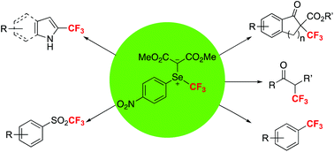 Graphical abstract: Trifluoromethyl-substituted selenium ylide: a broadly applicable electrophilic trifluoromethylating reagent