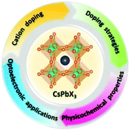Graphical abstract: Cation-doping matters in caesium lead halide perovskite nanocrystals: from physicochemical fundamentals to optoelectronic applications