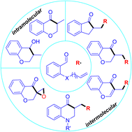 Graphical abstract: Recent advances in free radical cyclizations of 2-alkenyl benzaldehydes to synthesize benzocycloketones