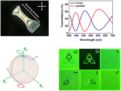 Graphical abstract: Bacterial cellulose wave plates for polarization-encryption applications