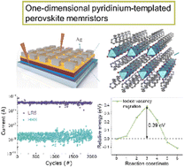 Graphical abstract: High-performance one-dimensional halide perovskite crossbar memristors and synapses for neuromorphic computing