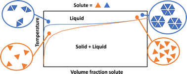 Graphical abstract: Influence of solute association on the phase behavior of 12-hydroxystearic acid/n-alkane solutions