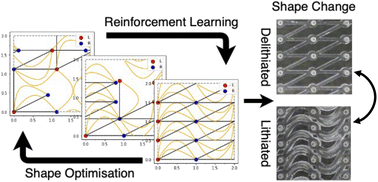 Graphical abstract: Reinforcement learning-based design of shape-changing metamaterials