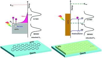 Graphical abstract: Photocatalytic ammonia production enhanced by a plasmonic near-field and hot electrons originating from aluminium nanostructures