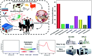 Graphical abstract: Colorimetric sensor arrays for the detection and identification of antibiotics