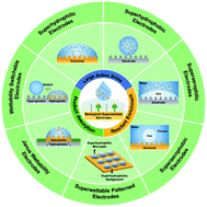 Graphical abstract: Bioinspired superwettable electrodes towards electrochemical biosensing