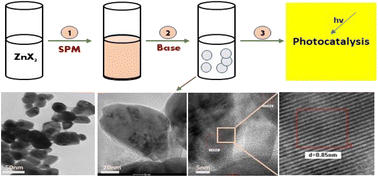 Graphical abstract: Phase controlled green synthesis of wurtzite (P63mc) ZnO nanoparticles: interplay of green ligands with precursor anions, anisotropy and photocatalysis