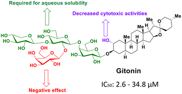 Graphical abstract: Total synthesis and cytotoxicity evaluation of the spirostanol saponin gitonin