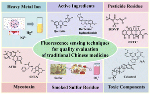 Graphical abstract: Fluorescence sensing techniques for quality evaluation of traditional Chinese medicines: a review
