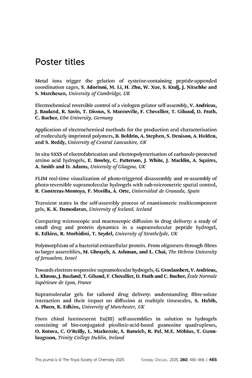 Poster list