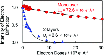 Graphical abstract: Distinctive stability of a free-standing monolayer clay mineral nanosheet via transmission electron microscopy