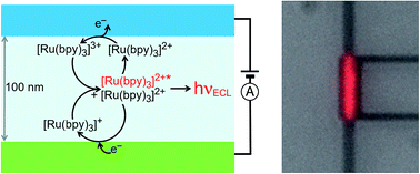 Graphical abstract: Enhanced annihilation electrochemiluminescence by nanofluidic confinement