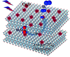 Graphical abstract: Cu2O clusters grown on TiO2 nanoplates as efficient photocatalysts for hydrogen generation