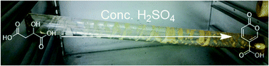 Graphical abstract: Flow synthesis of coumalic acid and its derivatization