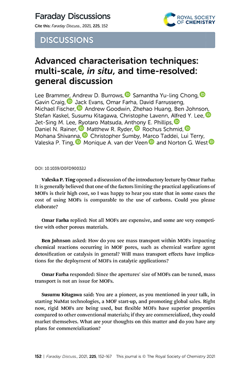 Advanced characterisation techniques: multi-scale, in situ, and time-resolved: general discussion