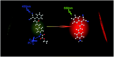 Graphical abstract: A near-infrared chemodosimeter with Pi-selective colorimetric and fluorescent sensing and its application in vivo imaging