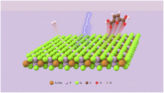 Graphical abstract: Bimetallic phosphoselenide nanosheets as bifunctional catalysts for 5-hydroxymethylfurfural oxidation and hydrogen evolution